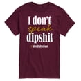thumbnail image 1 of Yellowstone - Don't Speak Dipsh - Men's Short Sleeve Graphic T-Shirt, 1 of 6