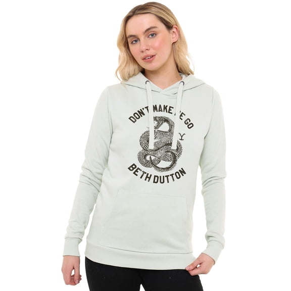 Yellowstone Dont Make Me Go Beth Dutton Women's Hoodie
