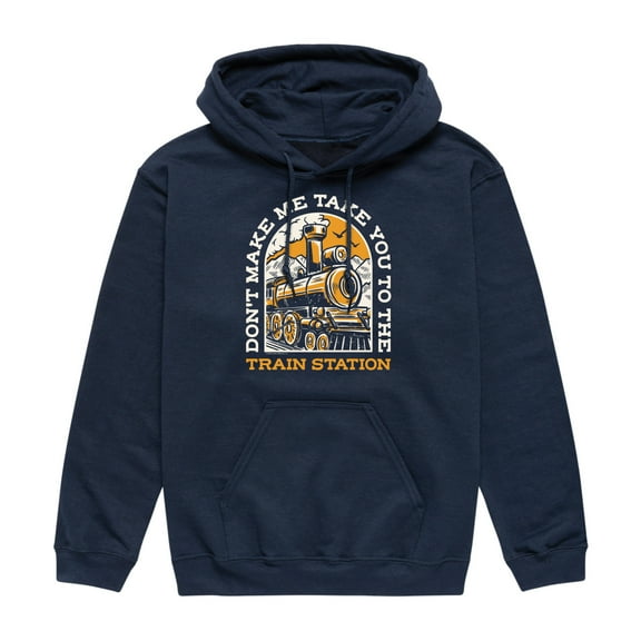 Yellowstone - Dont Make Me Take You Train Station - Men'S Fleece Pullover Hoodie