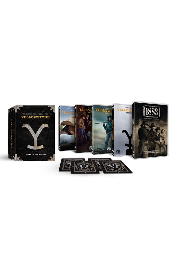 Yellowstone- Dutton Legacy Collection ( DVD) Limited Edition Collectible Dutton Ranch Coasters