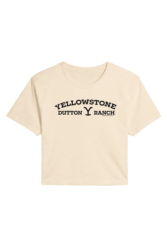 - Dutton Logo Cropped Graphic T-Shirt