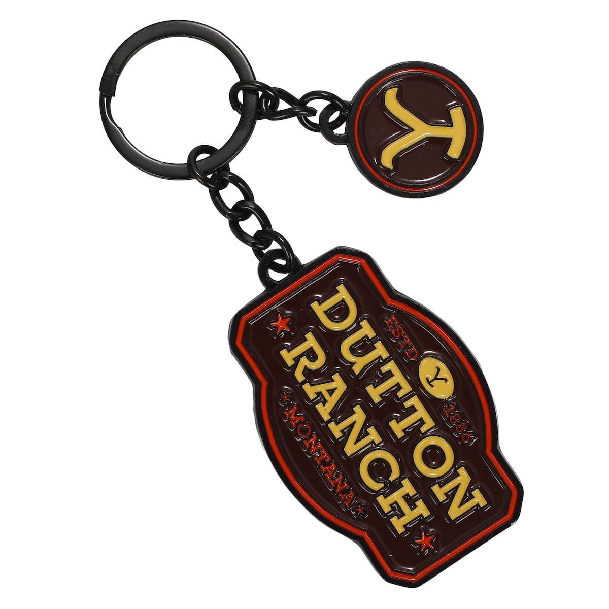 Yellowstone Dutton Ranch 2-Charm Keychain - Walmart.com