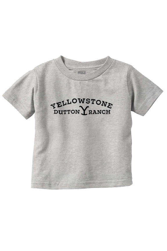 Dutton Ranch Arch Logo Toddler Boy Girl T Shirt Infant Toddler Brisco Brands 24M