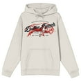 thumbnail image 1 of Yellowstone Dutton Ranch Art Long Sleeve Cream Men's Hooded Sweatshirt-3XL, 1 of 4