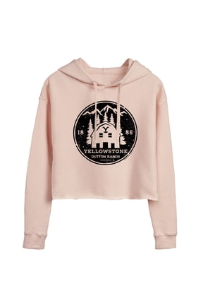 - Dutton Ranch Badge Cropped Graphic Hoodie