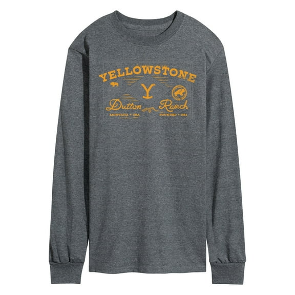 Yellowstone - Dutton Ranch Badge - Men's Long Sleeve T-Shirt
