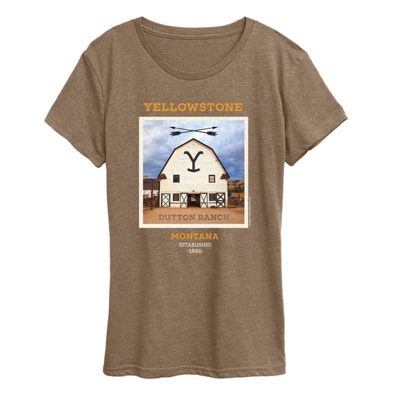 Yellowstone - Dutton Ranch Barn - Women's Short Sleeve Graphic T-Shirt