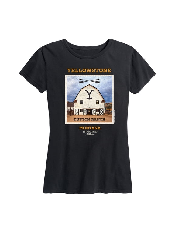 - Dutton Ranch Barn Women's Short Sleeve Graphic T-Shirt