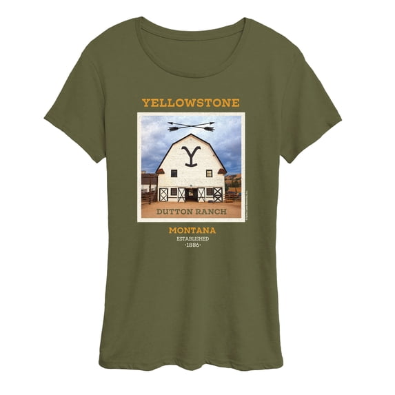 Yellowstone - Dutton Ranch Barn - Women's Short Sleeve Graphic T-Shirt