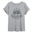thumbnail image 1 of Yellowstone - Dutton Ranch Bison Sketch - Juniors Ideal Flowy Muscle T-Shirt, 1 of 5