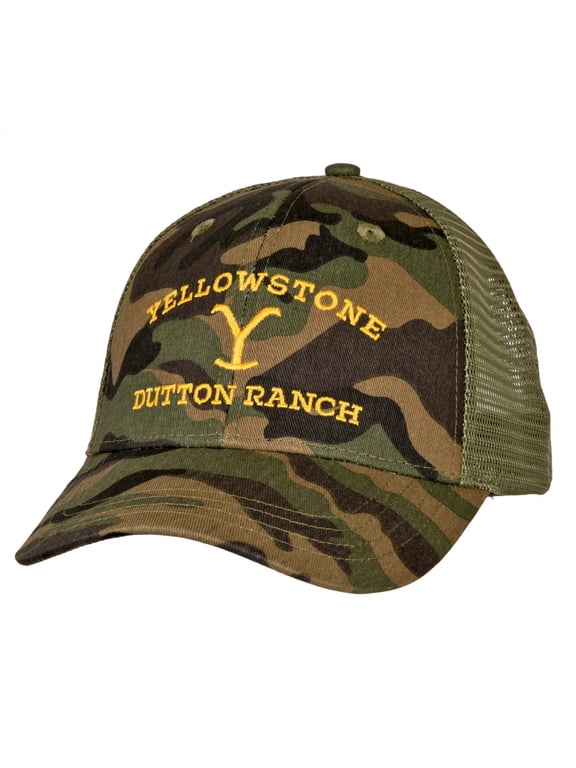 Dutton Ranch Camo Adjustable Trucker Hat