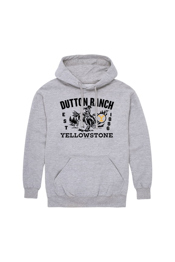 - Dutton Ranch Cowboy - Men's Fleece Hoodie Sweatshirt