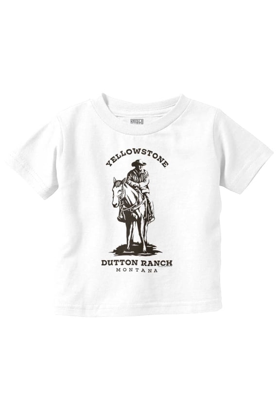 Dutton Ranch Cowboy Toddler Boy Girl T Shirt Infant Toddler Brisco Brands 18M