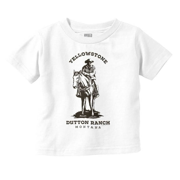 Yellowstone Dutton Ranch Cowboy Toddler Boy Girl T Shirt Infant Toddler Brisco Brands 6M