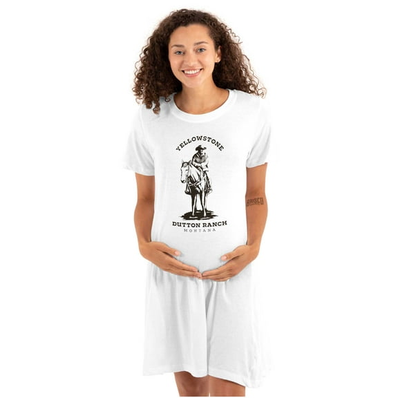 Yellowstone Dutton Ranch Cowboy Women's Maternity Dress Brisco Brands M