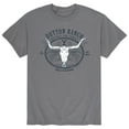 thumbnail image 1 of Yellowstone - Dutton Ranch Decorative Longhorn Skull - Men's Short Sleeve Graphic T-Shirt, 1 of 5