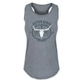 thumbnail image 1 of Yellowstone - Dutton Ranch Decorative Longhorn Skull - Women's Racerback Tank Top, 1 of 5