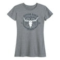 thumbnail image 1 of Yellowstone - Dutton Ranch Decorative Longhorn Skull - Women's Short Sleeve Graphic T-Shirt, 1 of 5