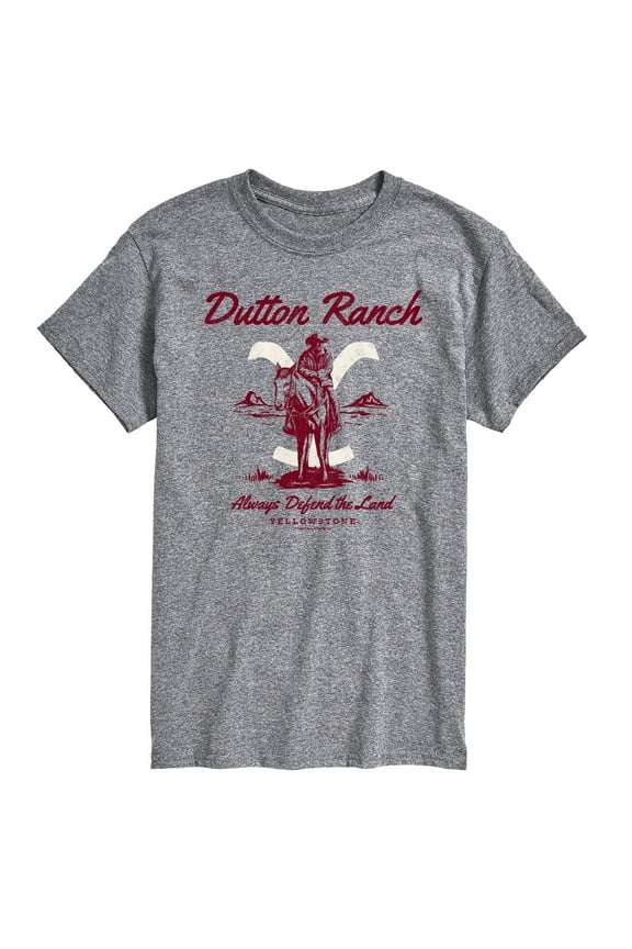 - Dutton Ranch Defend The Land - Men's Short Sleeve Graphic T-Shirt