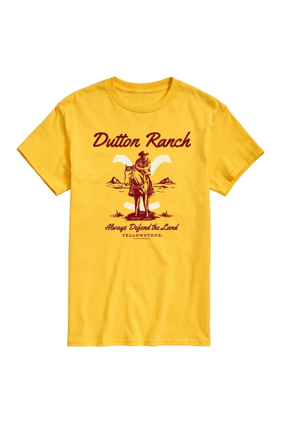 - Dutton Ranch Defend The Land - Men's Short Sleeve Graphic T-Shirt