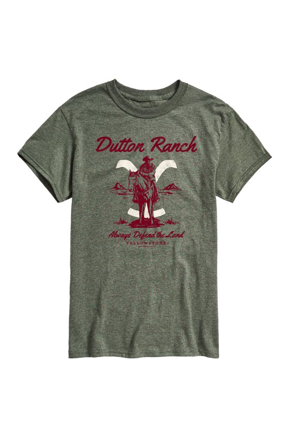 - Dutton Ranch Defend The Land - Men's Short Sleeve Graphic T-Shirt