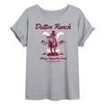 thumbnail image 1 of Yellowstone - Dutton Ranch Defend The Land - Women's Oversized Graphic T-Shirt, 1 of 6
