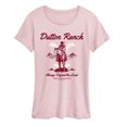 thumbnail image 1 of Yellowstone - Dutton Ranch Defend The Land - Women's Short Sleeve Graphic T-Shirt, 1 of 4