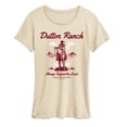 thumbnail image 1 of Yellowstone - Dutton Ranch Defend The Land - Women's Short Sleeve Graphic T-Shirt, 1 of 5