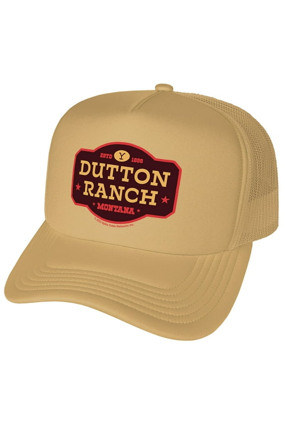 Yellowstone Dutton Ranch Foam Snapback Trucker Hat - Unisex for Men and Women