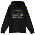 thumbnail image 1 of Yellowstone Dutton Ranch Forest Composition Art Long Sleeve Men's Black Hooded Sweatshirt-4XL, 1 of 4