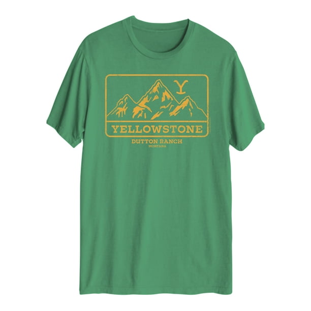 Yellowstone Dutton Ranch Forest Men's and Big Men's Graphic T-shirt ...