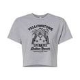 thumbnail image 1 of Yellowstone  - Dutton Ranch  - Juniors Cropped Cotton Blend T-Shirt, 1 of 6