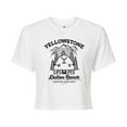 thumbnail image 1 of Yellowstone  - Dutton Ranch  - Juniors Cropped Cotton Blend T-Shirt, 1 of 6