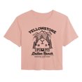 thumbnail image 1 of Yellowstone - Dutton Ranch - Juniors Cropped Graphic T-Shirt, 1 of 4