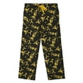 thumbnail image 1 of Yellowstone Dutton Ranch & Logo AOP Men's Black Wash Sleep Pajama Pants-Large, 1 of 7