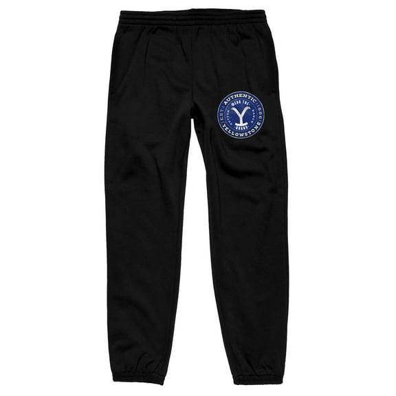 Yellowstone Dutton Ranch Logo Men's Black Sweatpants