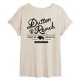 thumbnail image 1 of Yellowstone - Dutton Ranch Logo Scene - Women's Oversized T-Shirt, 1 of 6
