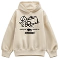 thumbnail image 1 of Yellowstone - Dutton Ranch Logo Scene Oversized Fleece Hoodie Sweatshirt, 1 of 4
