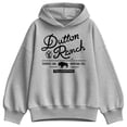 thumbnail image 1 of Yellowstone - Dutton Ranch Logo Scene Oversized Fleece Hoodie Sweatshirt, 1 of 4