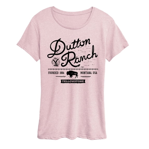 Yellowstone - Dutton Ranch Logo Scene Short Sleeve Graphic T-Shirt
