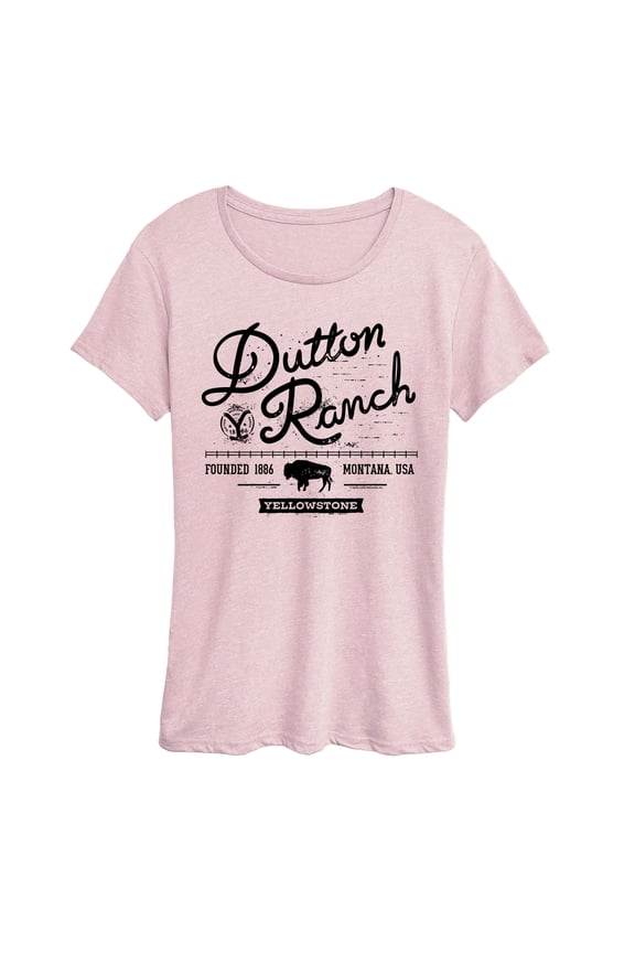 - Dutton Ranch Logo Scene - Women's Short Sleeve Graphic T-Shirt