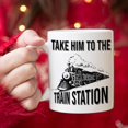 thumbnail image 1 of Yellowstone Dutton Ranch Mug,Take Him To The Train Station Mug,Yellowstone Mug,Dutton Ranch,Coffee Mug,Birthday gift,Christmas,11oz 15oz Mug, 1 of 1