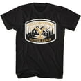thumbnail image 1 of Yellowstone Dutton Ranch Patch Black Adult T-Shirt 3Xlt, 1 of 2