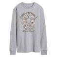 thumbnail image 1 of Yellowstone - Dutton Ranch Skull Flowers - Men's Long Sleeve Graphic T-Shirt, 1 of 5
