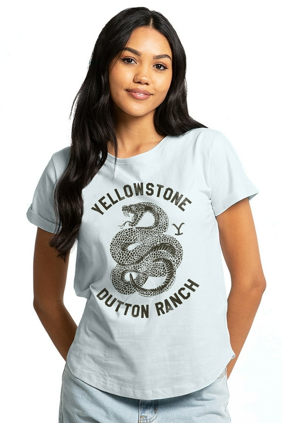 Dutton Ranch Snake Women's Graphic T-Shirt Rolled Sleeve Tee