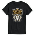 thumbnail image 1 of Yellowstone - Dutton Ranch Steer Skull Flower - Men's Short Sleeve Graphic T-Shirt, 1 of 6