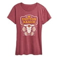 thumbnail image 1 of Yellowstone - Dutton Ranch Steer Skull Flower - Women's Short Sleeve Graphic T-Shirt, 1 of 6