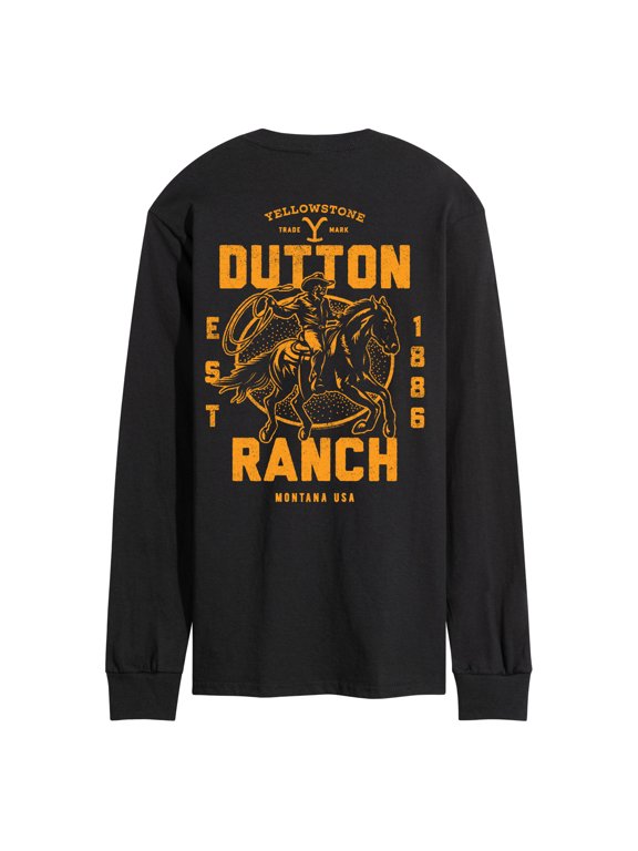 - Dutton Ranch Trademark Men's Long Sleeve Graphic T-Shirt
