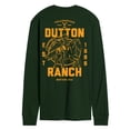 thumbnail image 1 of Yellowstone - Dutton Ranch Trademark - Men's Long Sleeve Graphic T-Shirt, 1 of 5