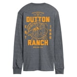 Yellowstone - Dutton Ranch Trademark - Men's Long Sleeve Graphic T ...